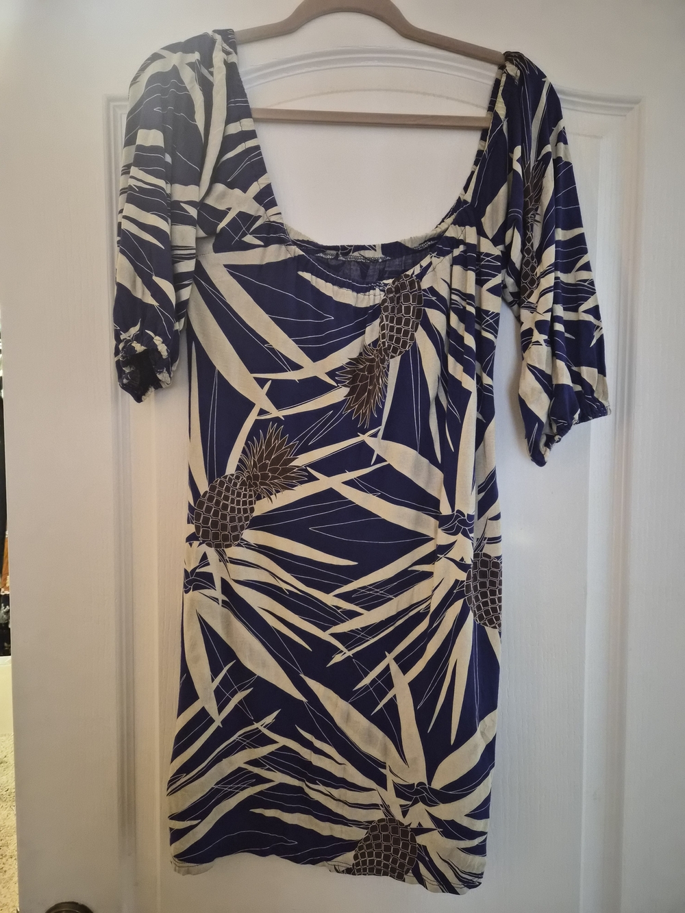 Fighting Eel Pineapple Dress Xs